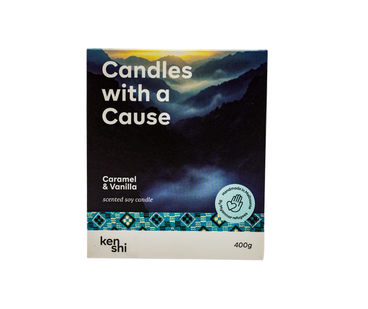 Caramel & Vanilla 400g Candle
