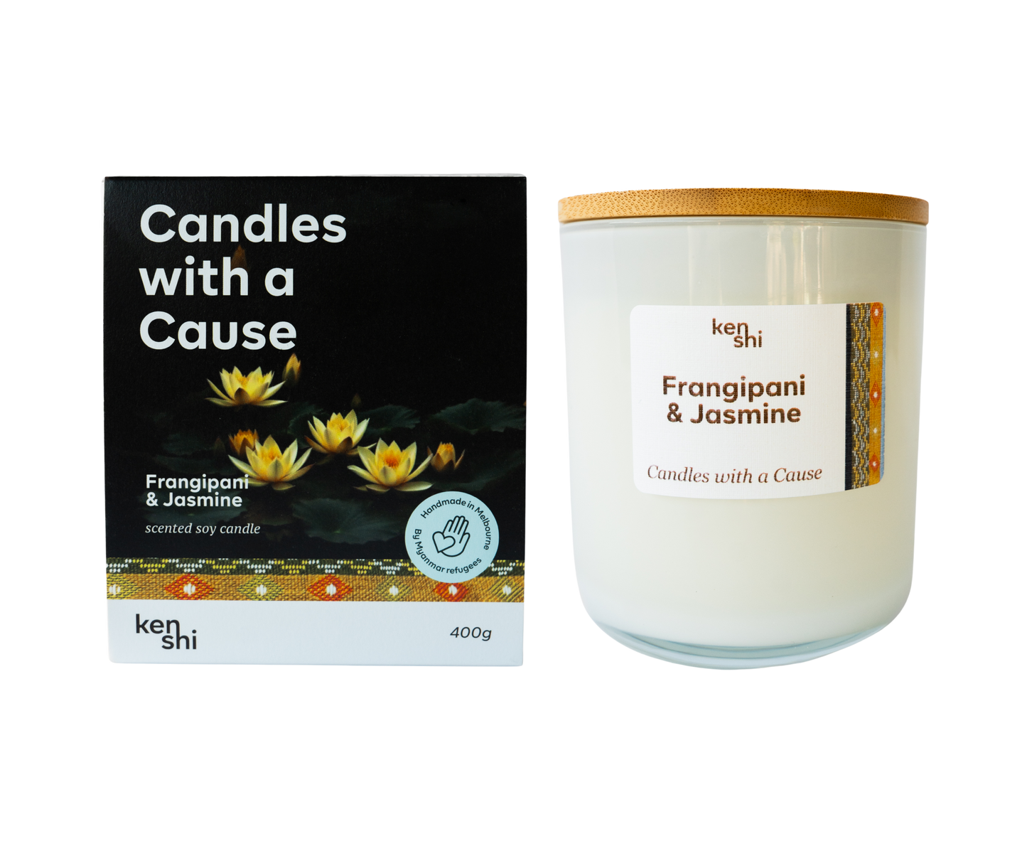 Frangipani & Jasmine 400g Candle