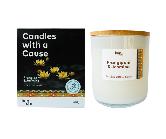 Frangipani & Jasmine 400g Candle