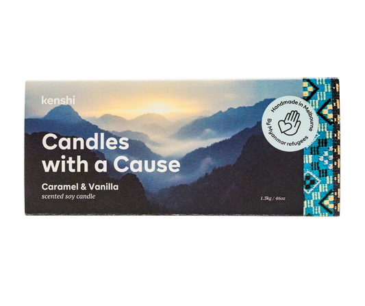 Caramel & Vanilla 1.3kg Feature Candle