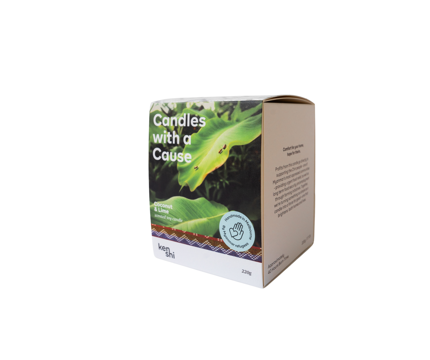 Coconut & Lime 220g Mid Size Candle