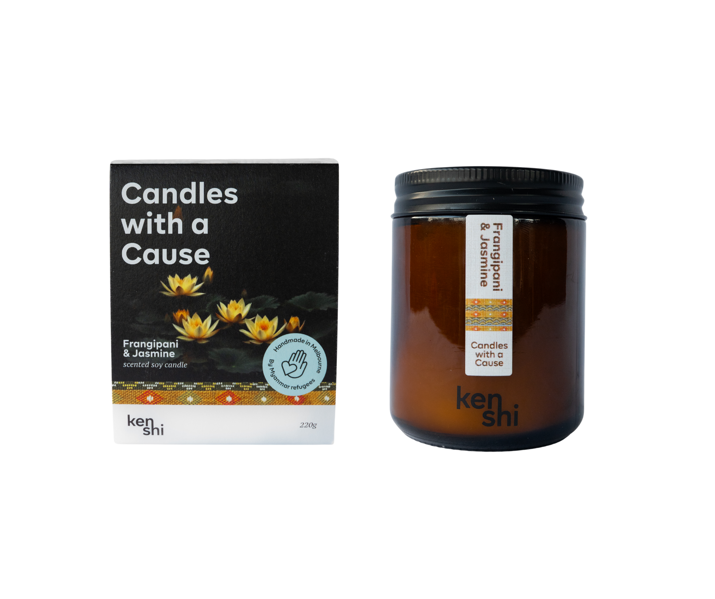 Frangipani & Jasmine 220g Mid Size Candle