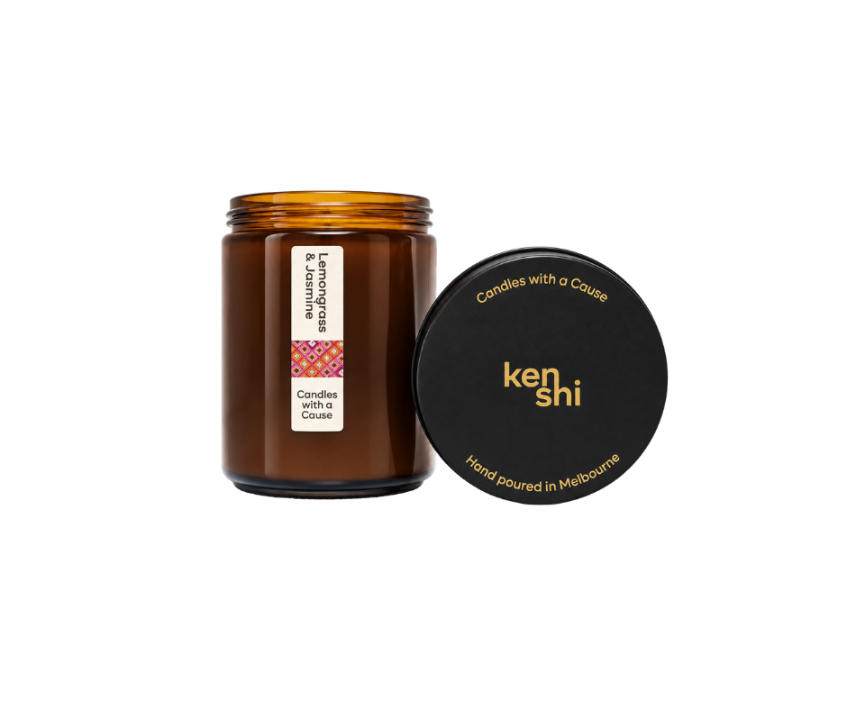 Lemongrass & Jasmine 220g Mid Size Candle