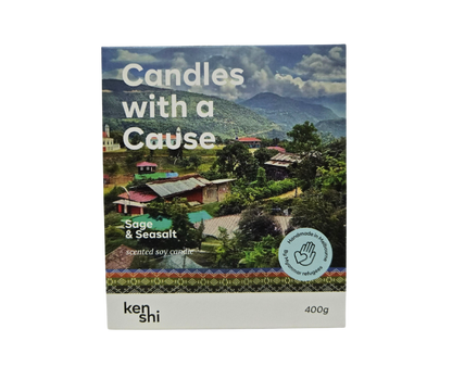 Sage & Sea Salt 400g Candle