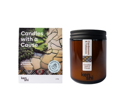 Cardamom & Tobacco 220g Mid Size Candle