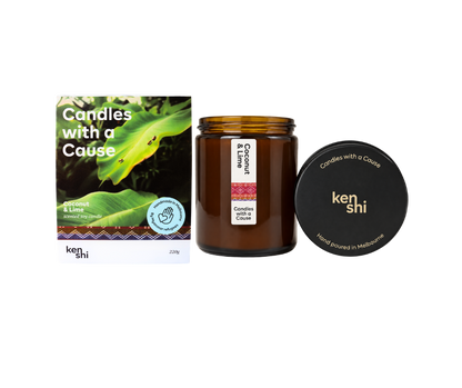 Coconut & Lime 220g Mid Size Candle
