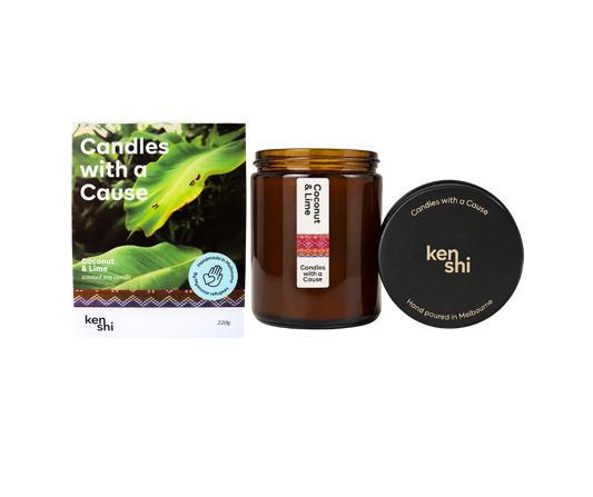 Coconut & Lime 220g Mid Size Candle
