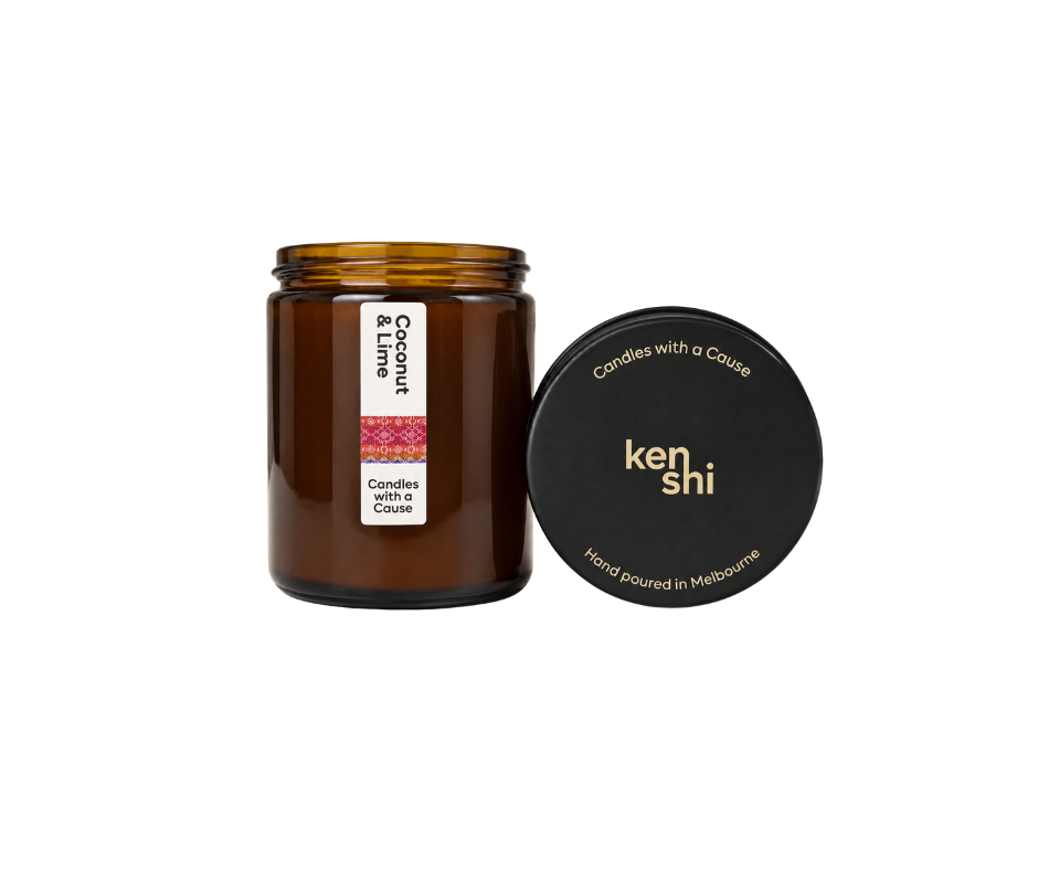 Coconut & Lime 220g Mid Size Candle