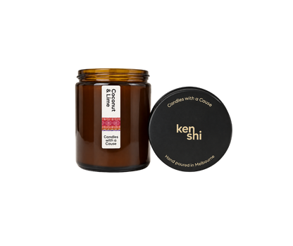 Coconut & Lime 220g Mid Size Candle