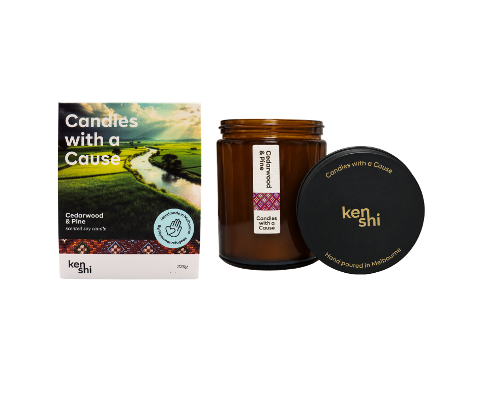 Cedarwood & Pine 220g Mid Size Candle