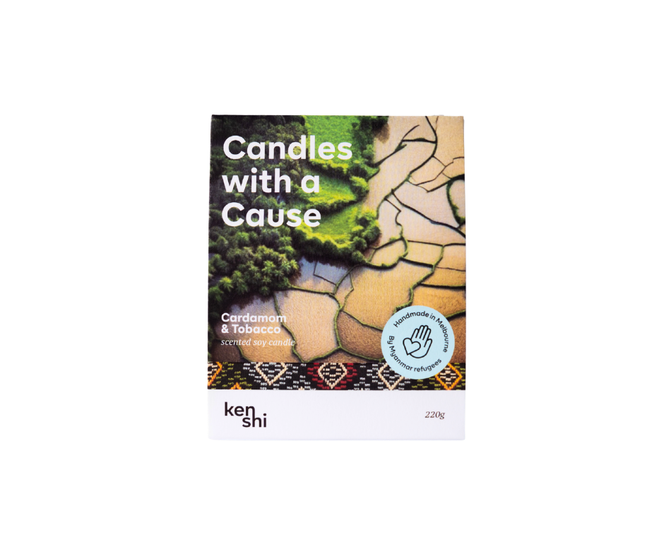 Cardamom & Tobacco 220g Mid Size Candle
