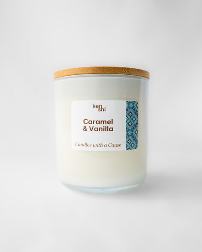 Caramel & Vanilla 400g Candle
