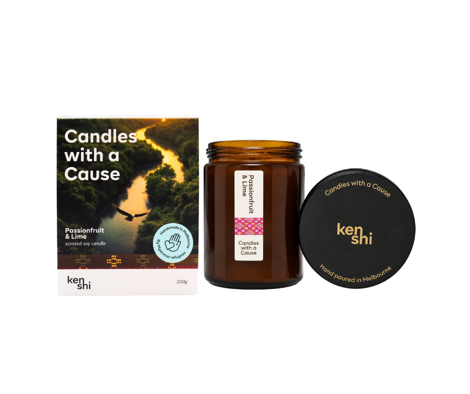 Passionfruit & Lime 220g Mid Size Candle