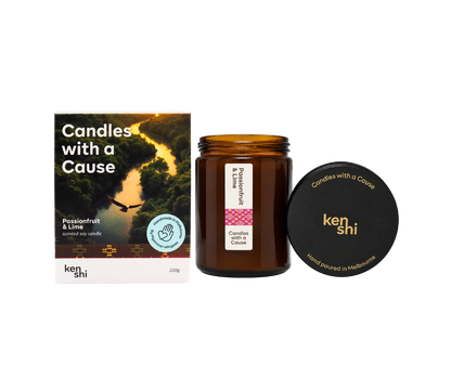 Passionfruit & Lime 220g Mid Size Candle