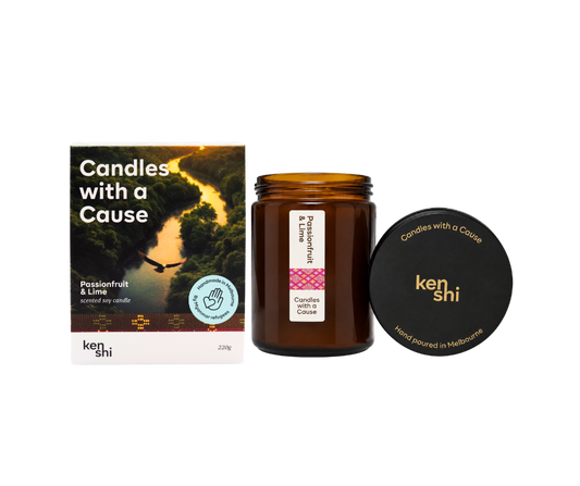 Passionfruit & Lime 220g Mid Size Candle