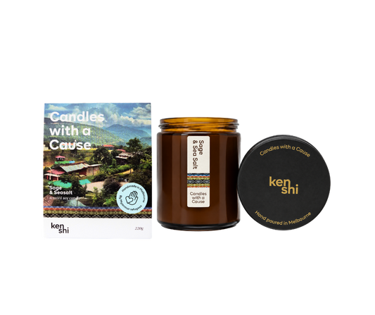 Sage & Sea Salt 220g Mid Size Candle
