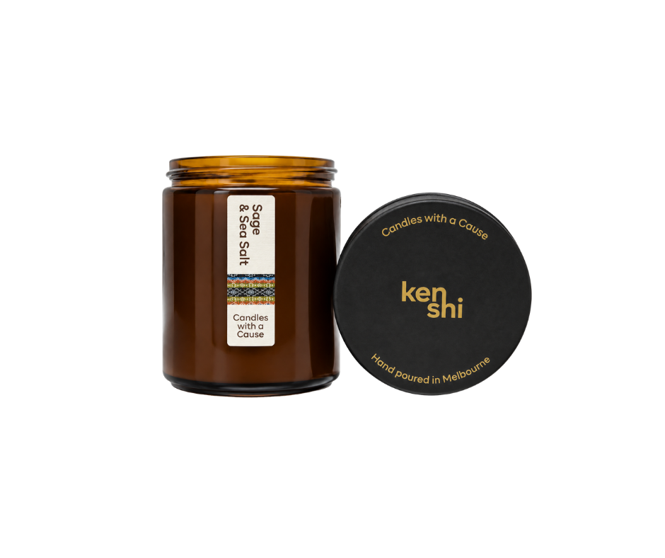 Sage & Sea Salt 220g Mid Size Candle