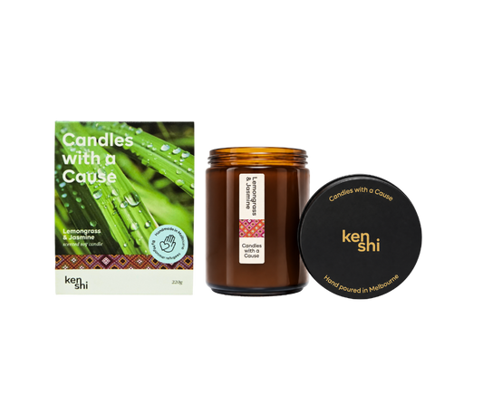 Lemongrass & Jasmine 220g Mid Size Candle
