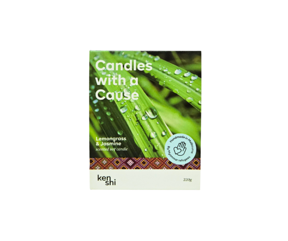 Lemongrass & Jasmine 220g Mid Size Candle